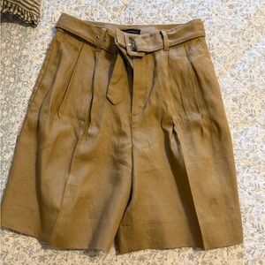 Banana Republic linen Bermuda shorts